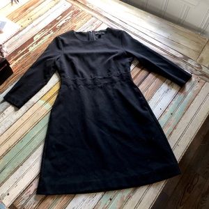 Banana Republic Double faced scallop dress